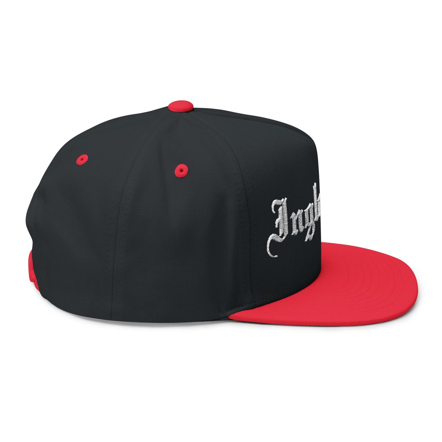 Inglewood Embroidered Flat Bill Cap - Stylish Snapback for Urban Fashion