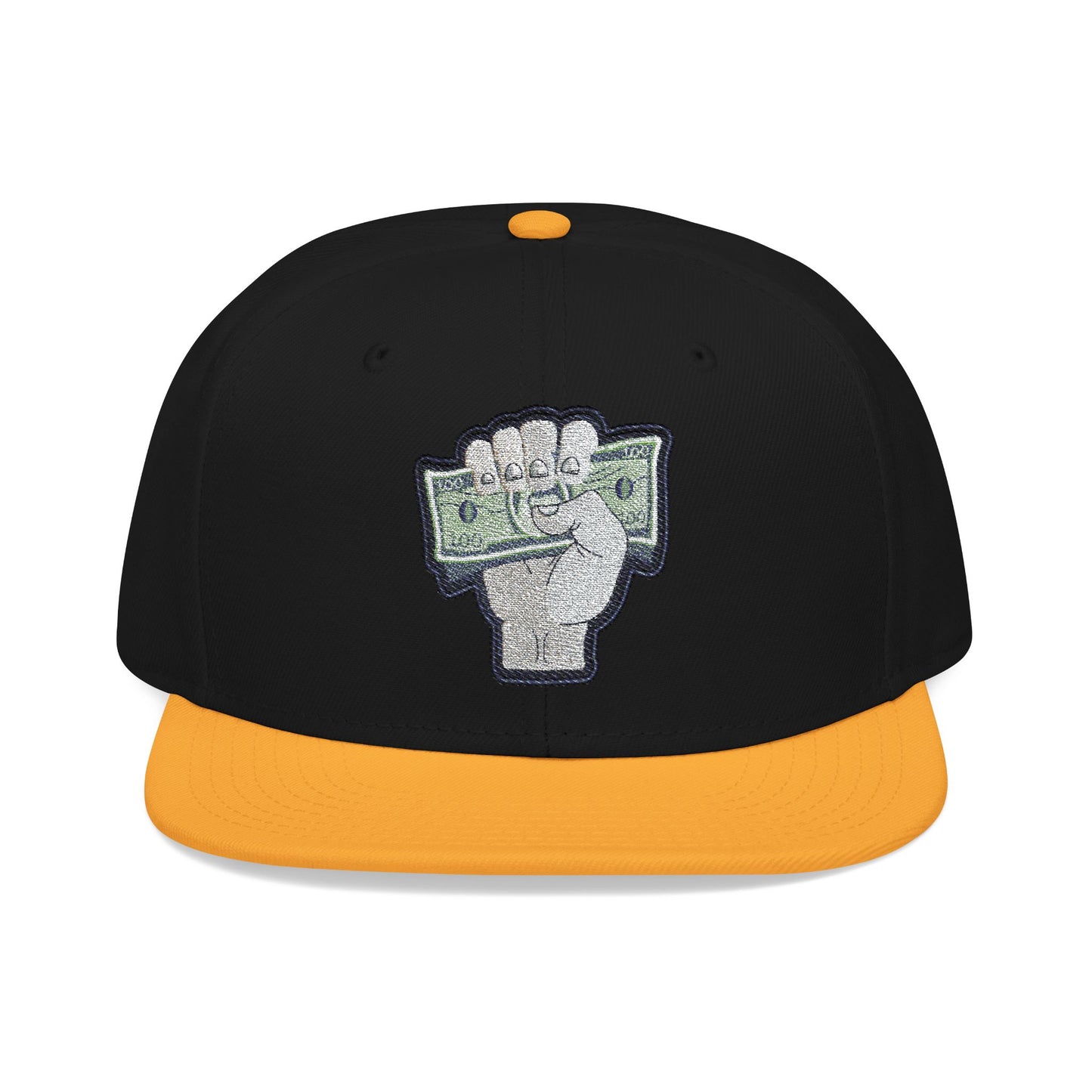 Empowered Money Fist Snapback Cap - Embroidered