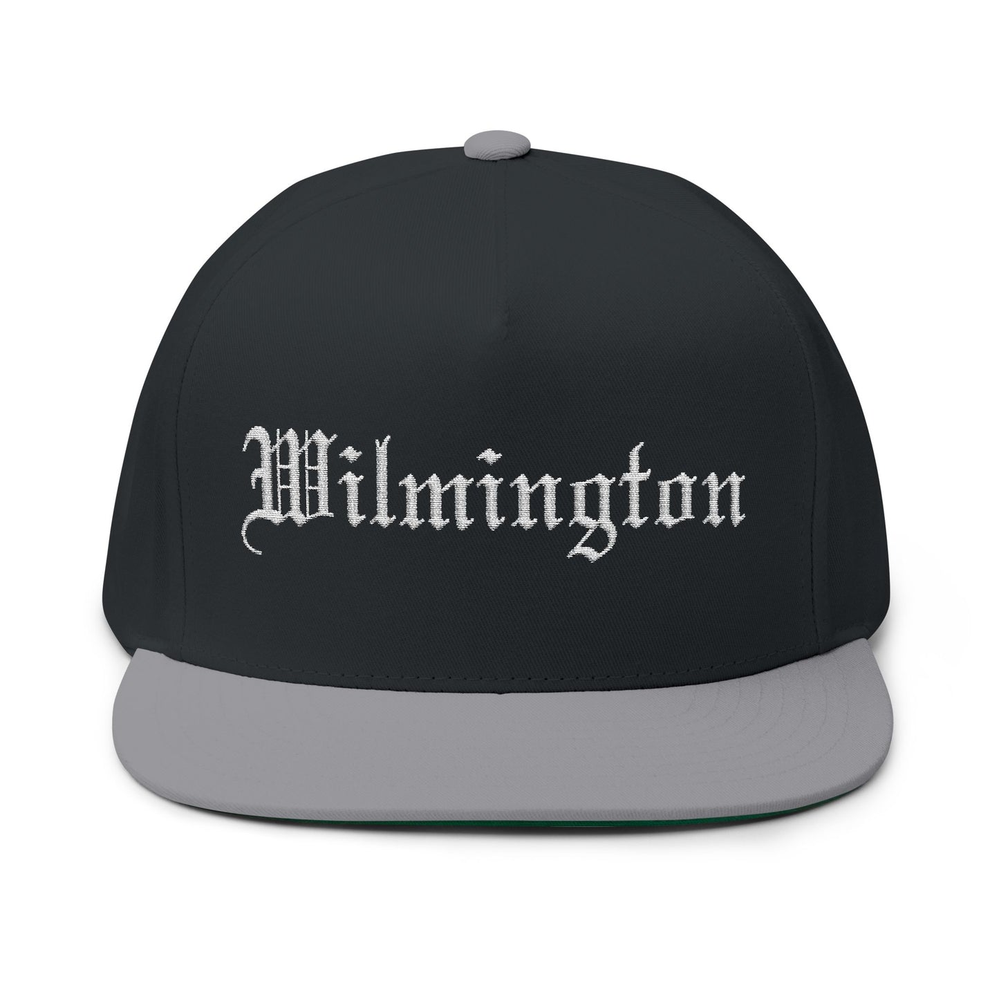Wilmington Embroidered Flat Bill Cap - Stylish Baseball Hat for Everyday Wear