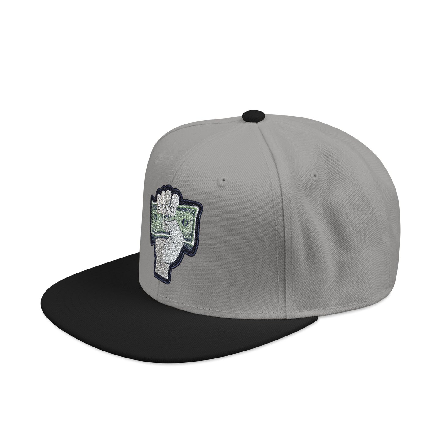 Empowered Money Fist Snapback Cap - Embroidered