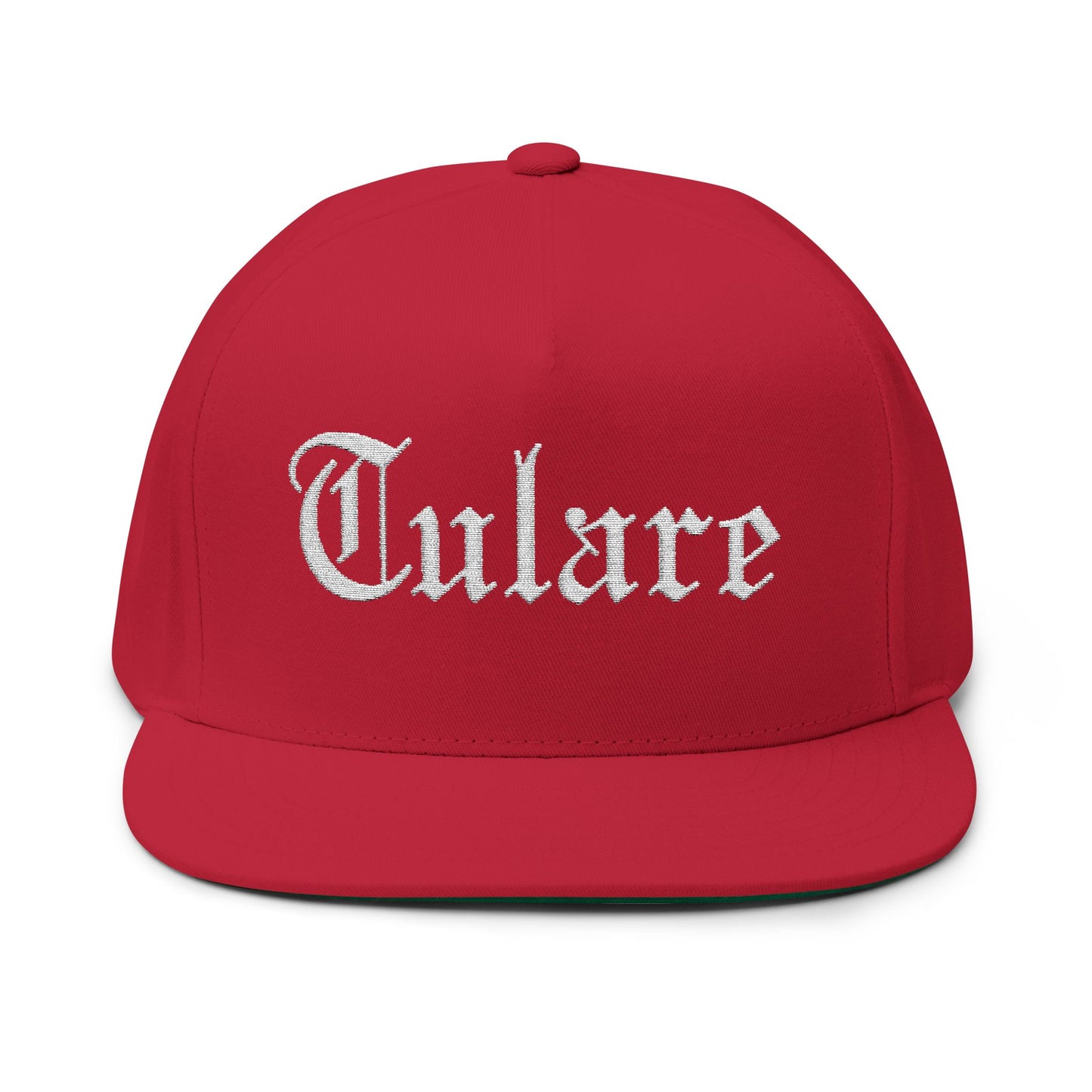 Embroidered Flat Bill Cap - Tulare Style