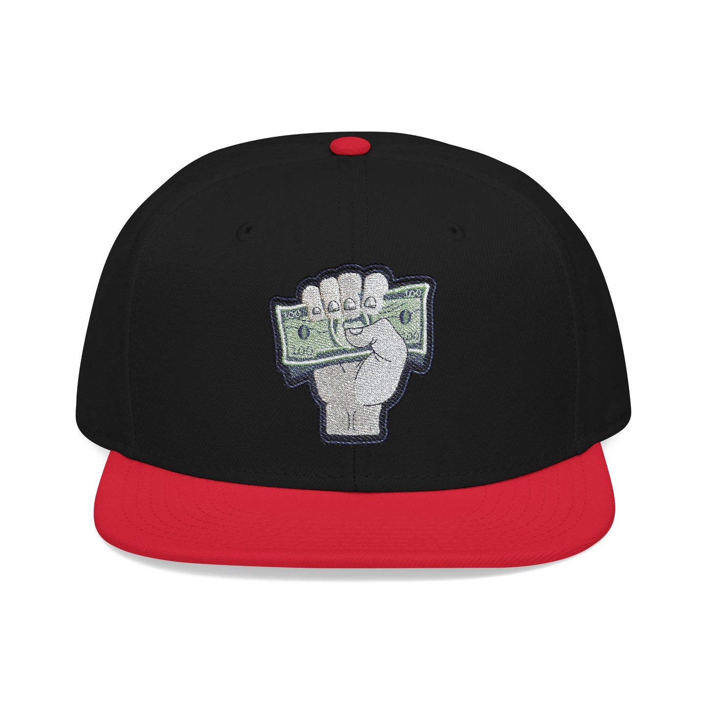 Empowered Money Fist Snapback Cap - Embroidered