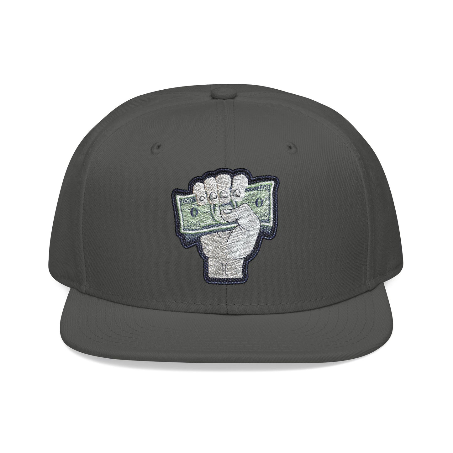 Empowered Money Fist Snapback Cap - Embroidered