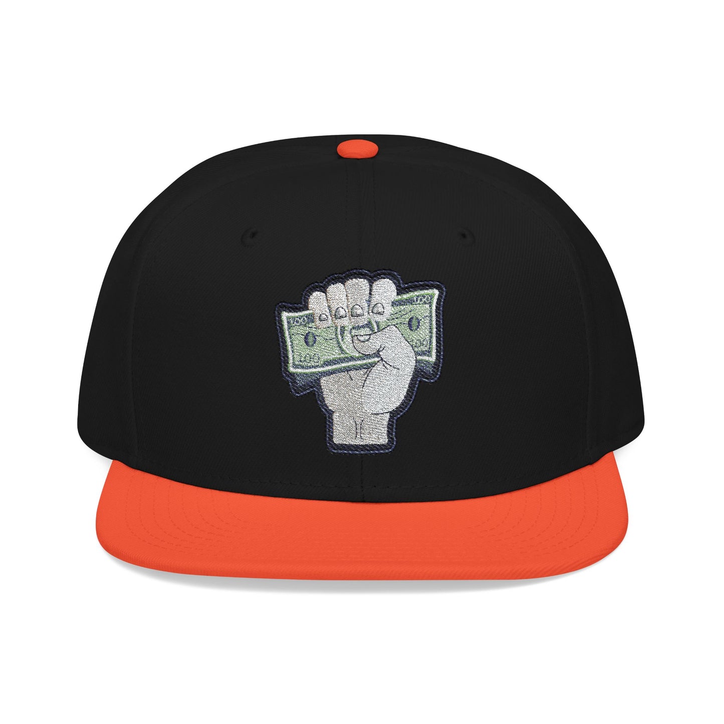 Empowered Money Fist Snapback Cap - Embroidered