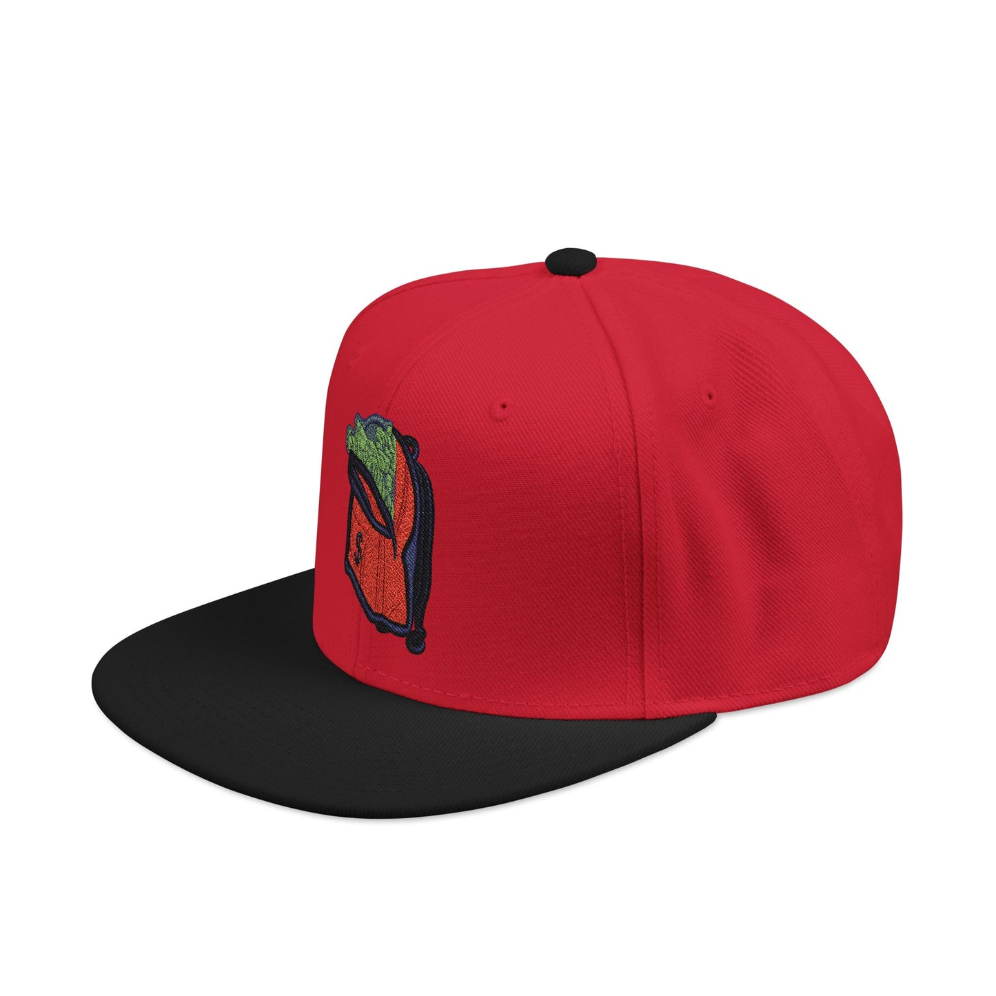 Money Bag Embroidered Snapback Hat -