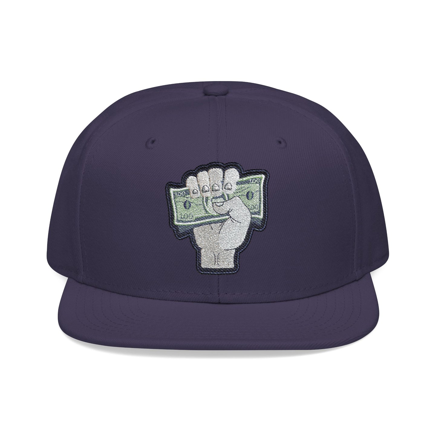 Empowered Money Fist Snapback Cap - Embroidered