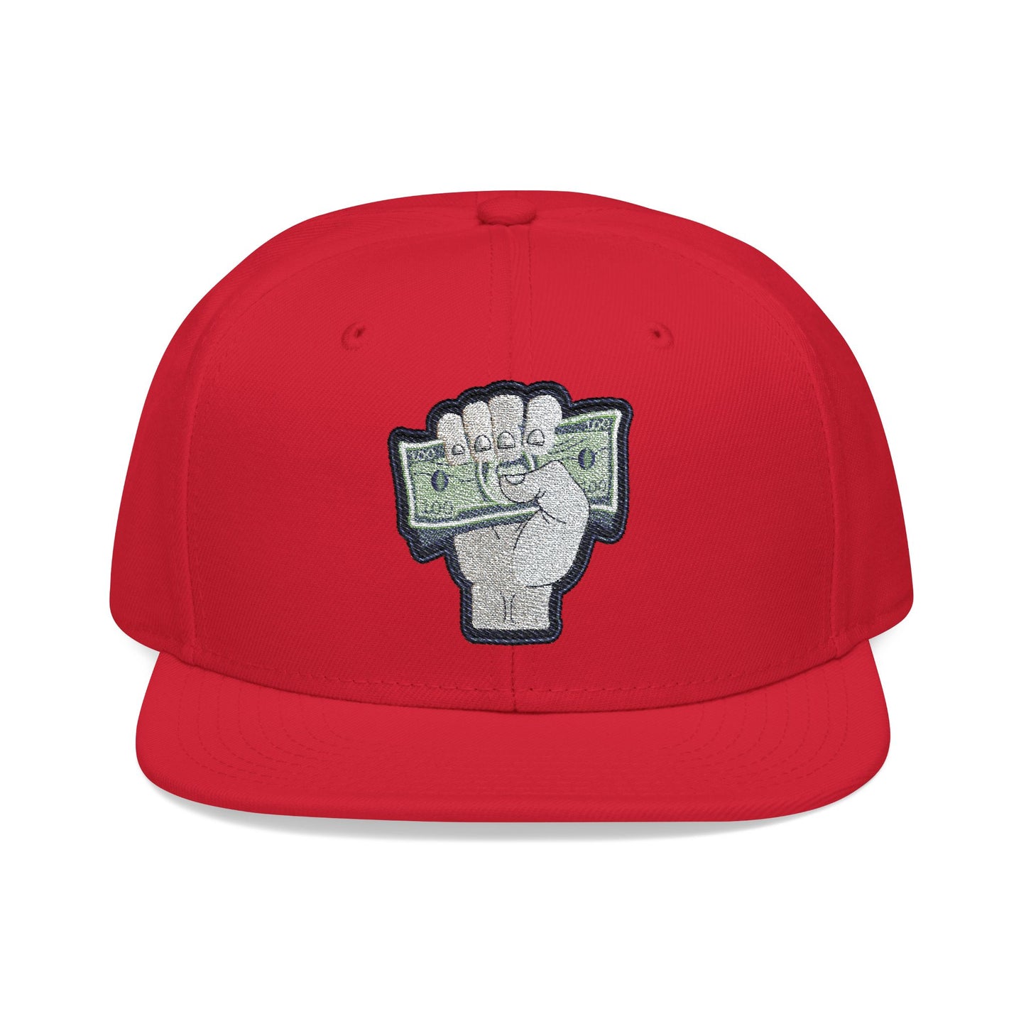 Empowered Money Fist Snapback Cap - Embroidered