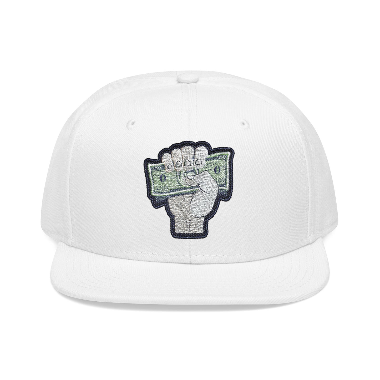 Empowered Money Fist Snapback Cap - Embroidered