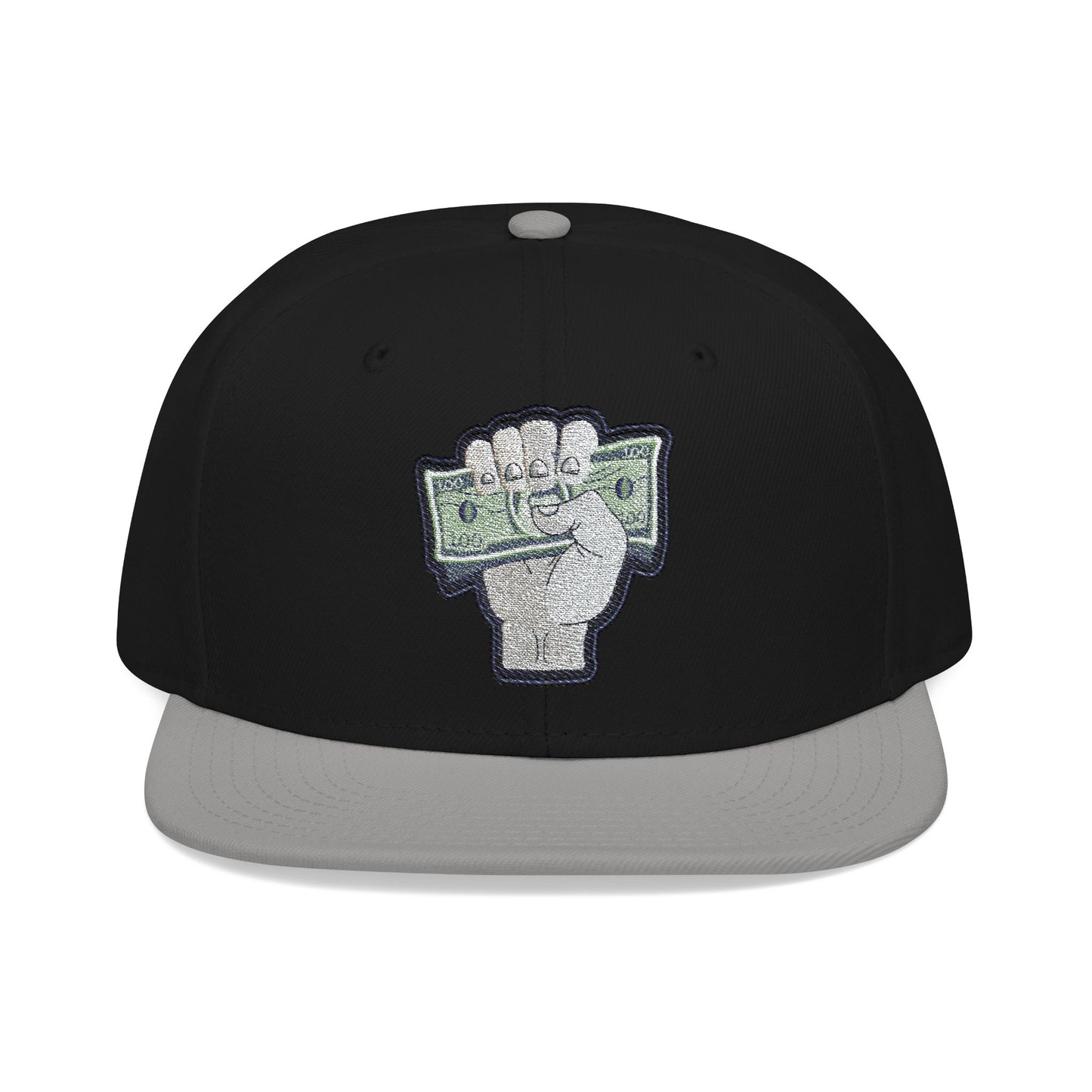 Empowered Money Fist Snapback Cap - Embroidered