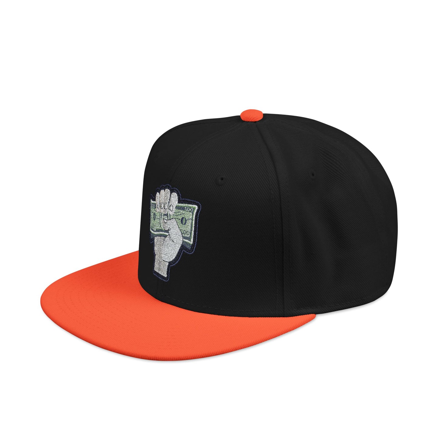 Empowered Money Fist Snapback Cap - Embroidered