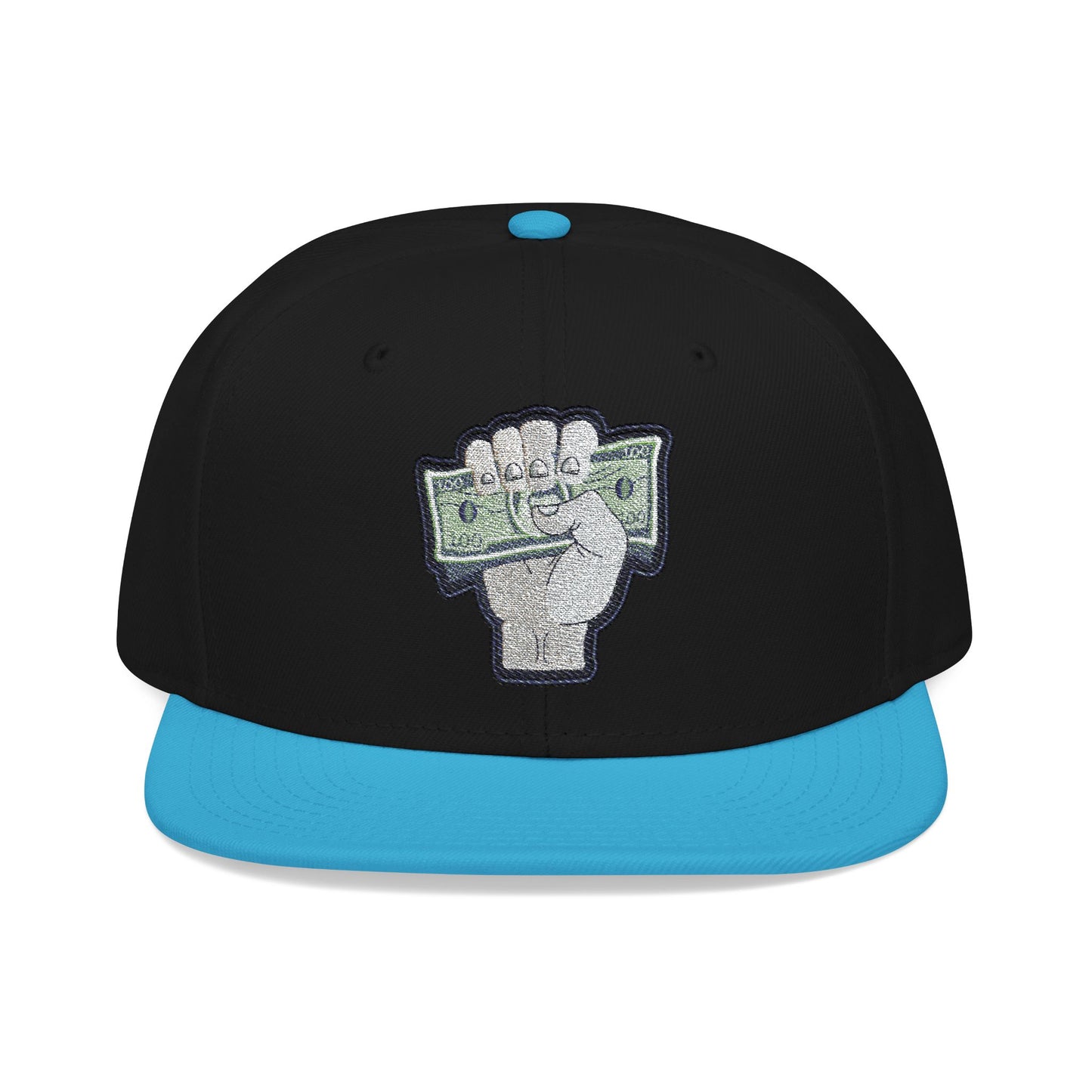 Empowered Money Fist Snapback Cap - Embroidered