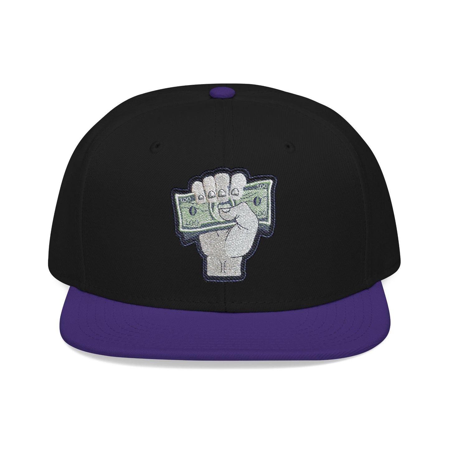 Empowered Money Fist Snapback Cap - Embroidered
