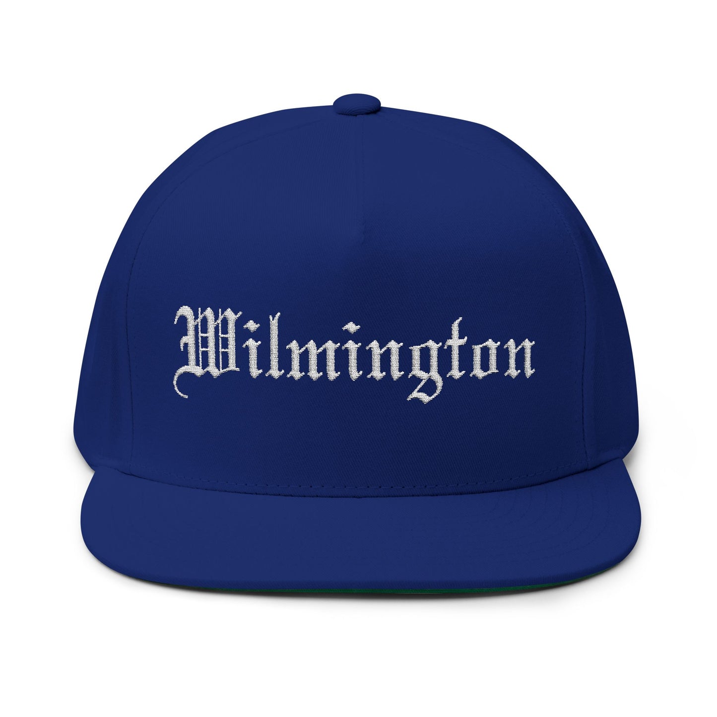 Wilmington Embroidered Flat Bill Cap - Stylish Baseball Hat for Everyday Wear