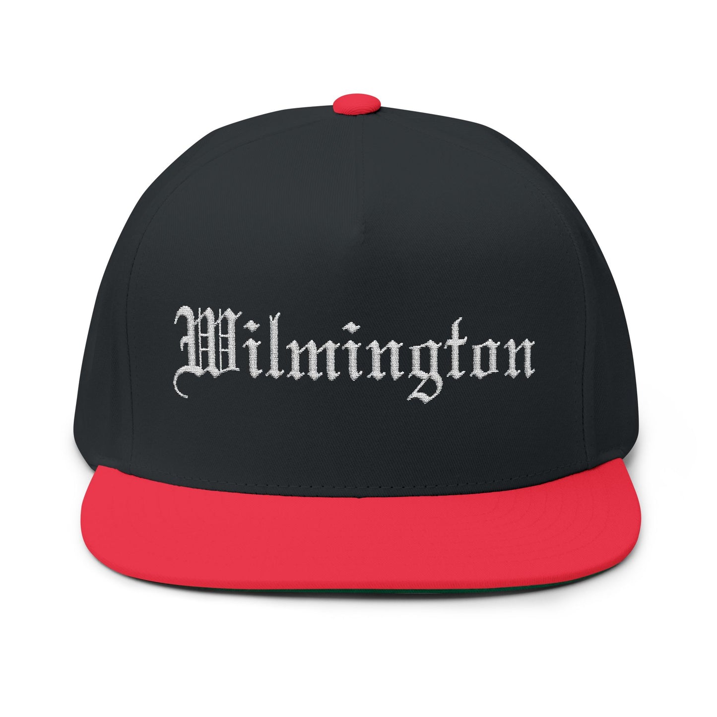Wilmington Embroidered Flat Bill Cap - Stylish Baseball Hat for Everyday Wear