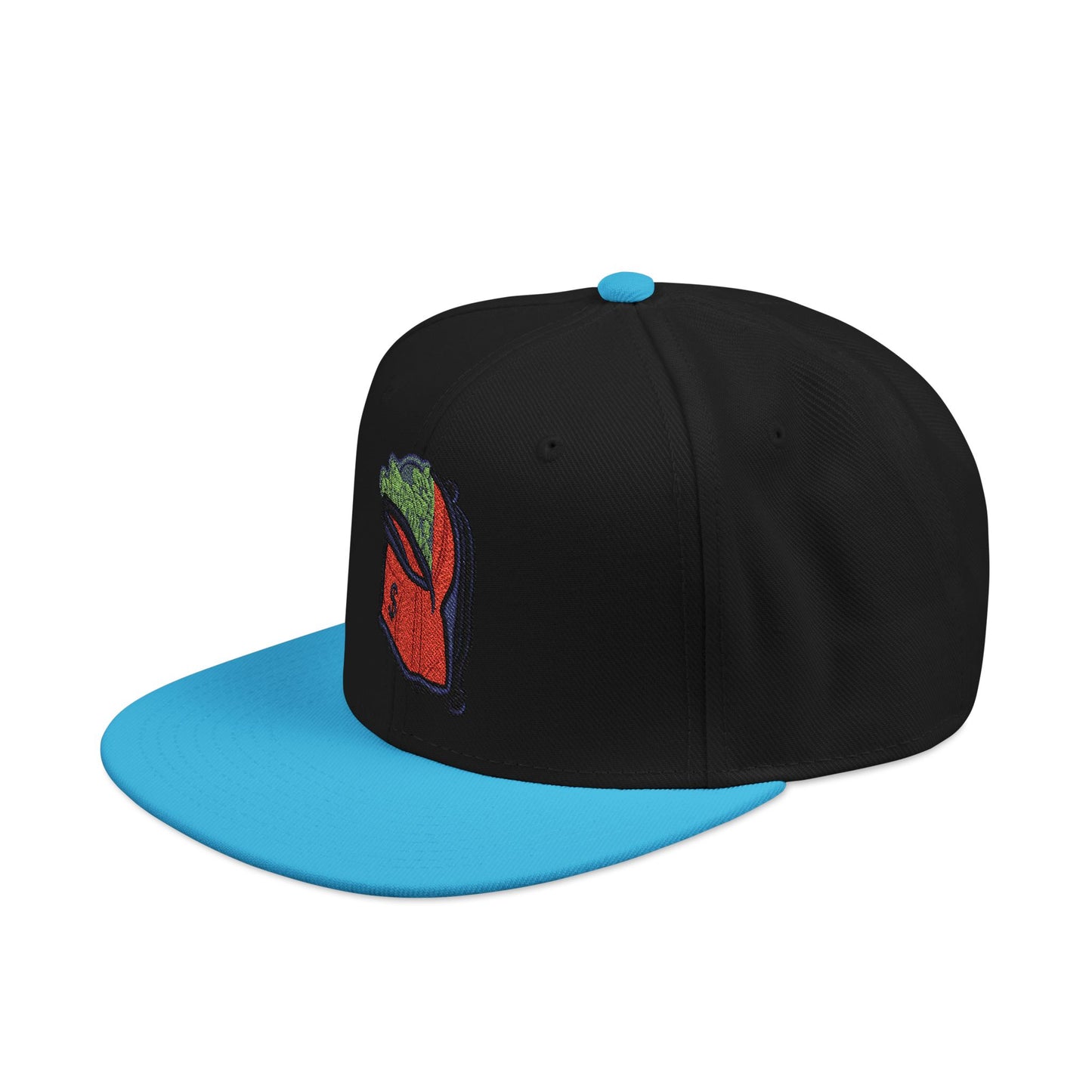 Money Bag Embroidered Snapback Hat -