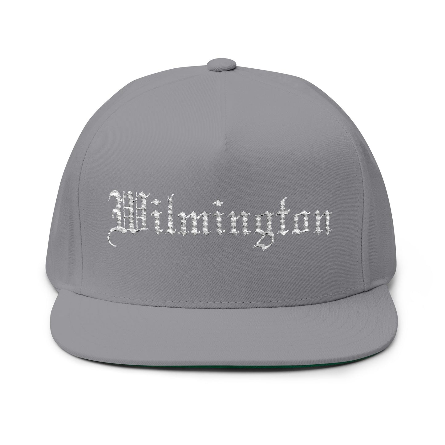 Wilmington Embroidered Flat Bill Cap - Stylish Baseball Hat for Everyday Wear