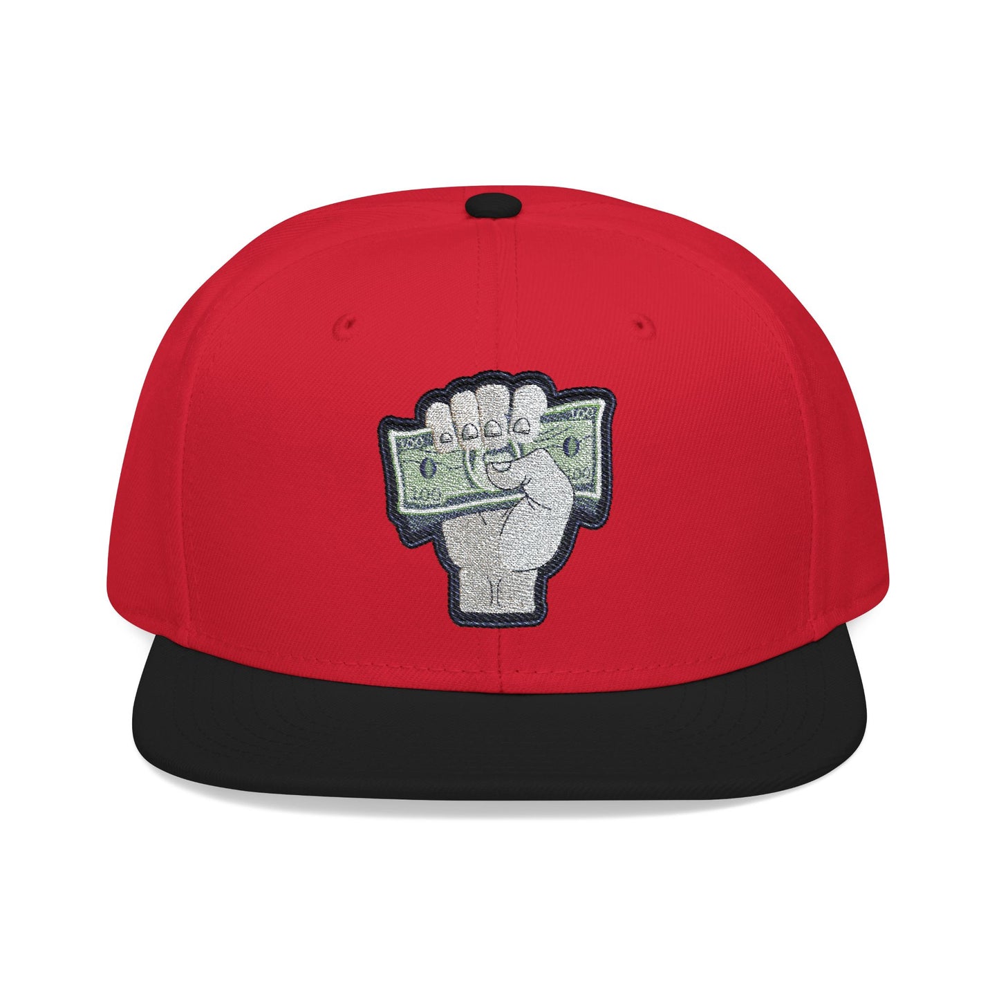 Empowered Money Fist Snapback Cap - Embroidered