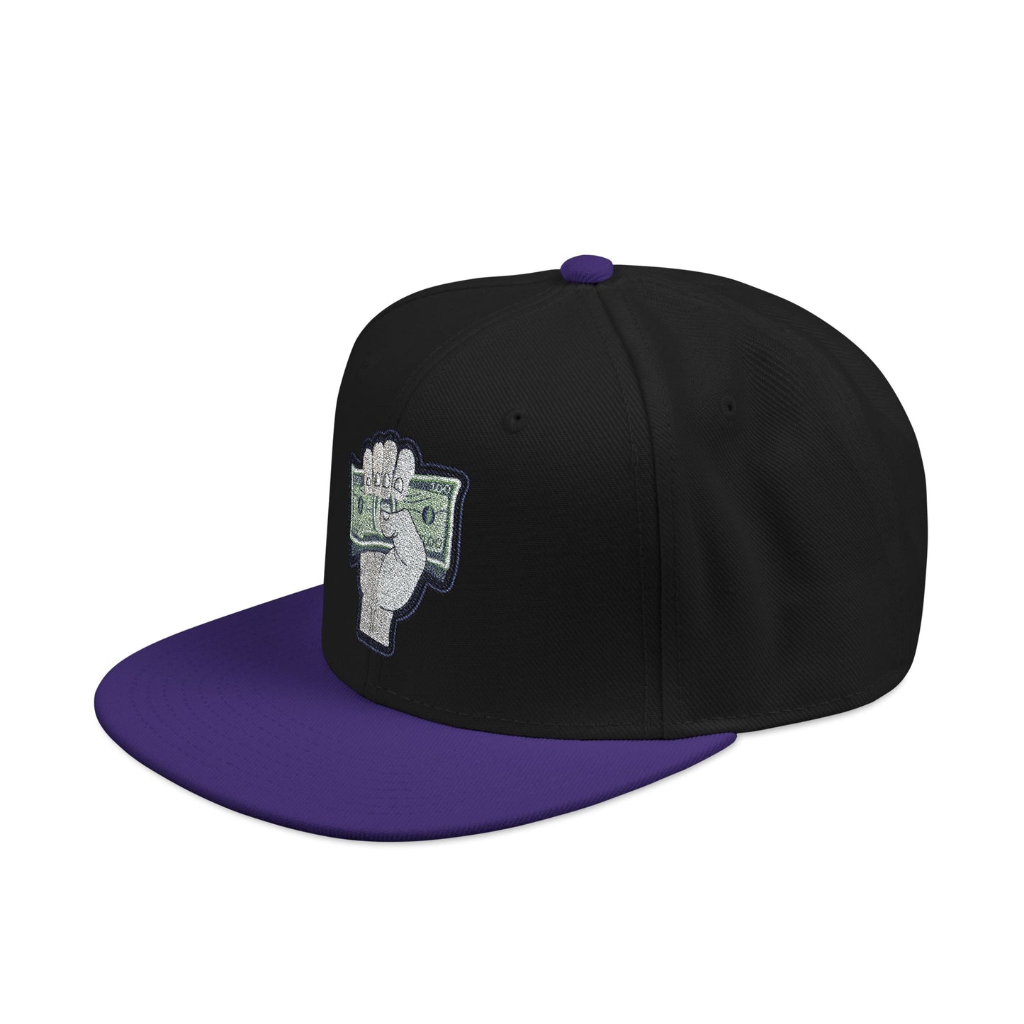 Empowered Money Fist Snapback Cap - Embroidered