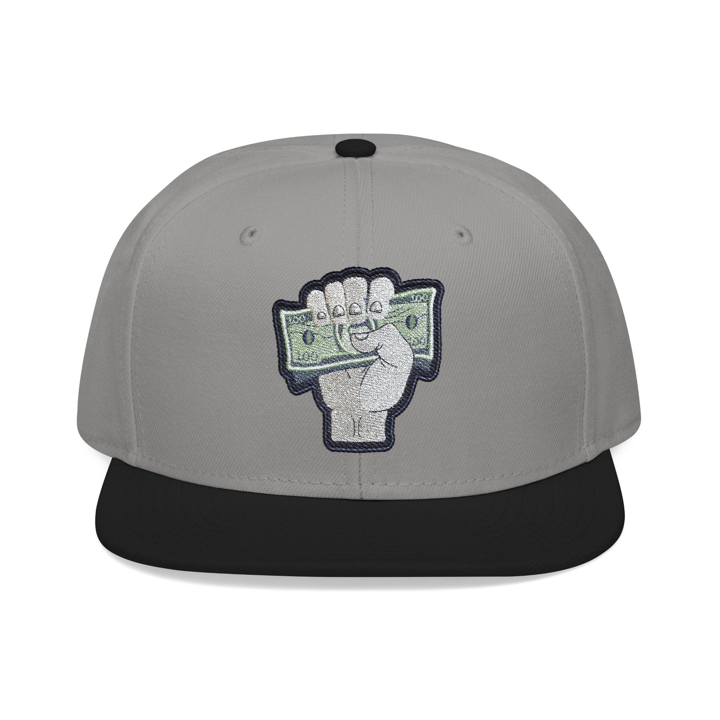 Empowered Money Fist Snapback Cap - Embroidered