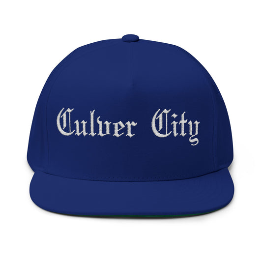 Culver City Embroidered Flat Bill Cap - Stylish Streetwear Hat