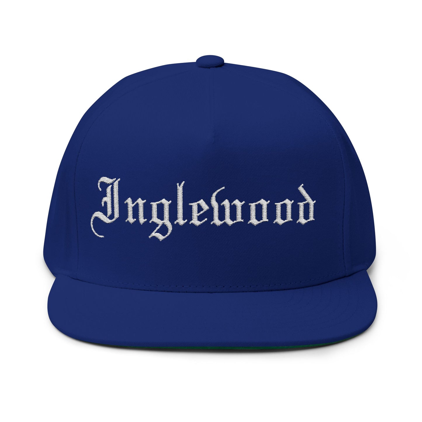 Inglewood Embroidered Flat Bill Cap - Stylish Snapback for Urban Fashion