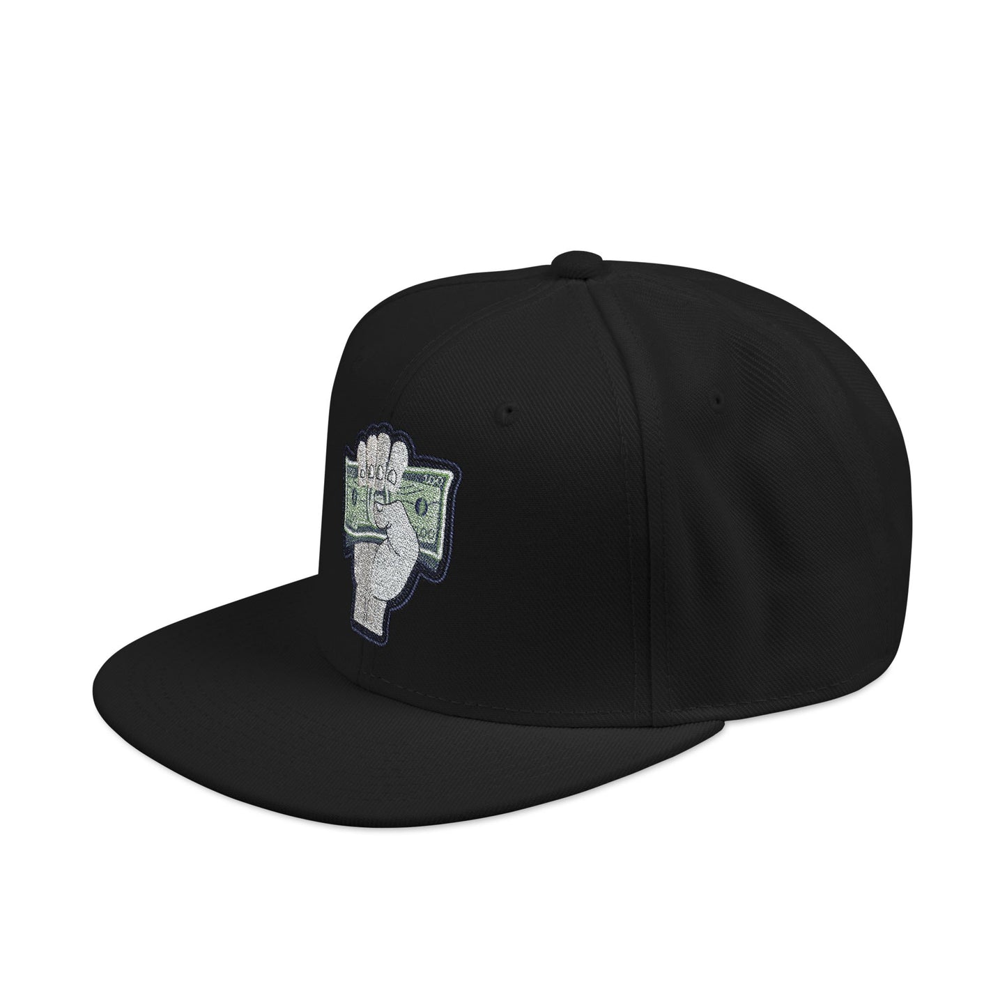 Empowered Money Fist Snapback Cap - Embroidered