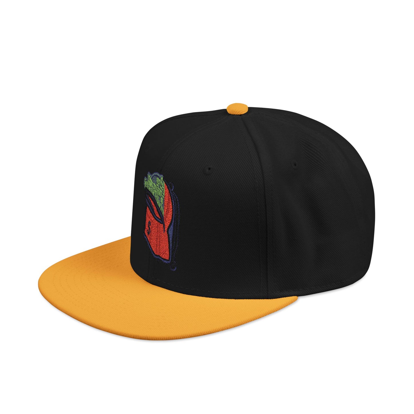 Money Bag Embroidered Snapback Hat -