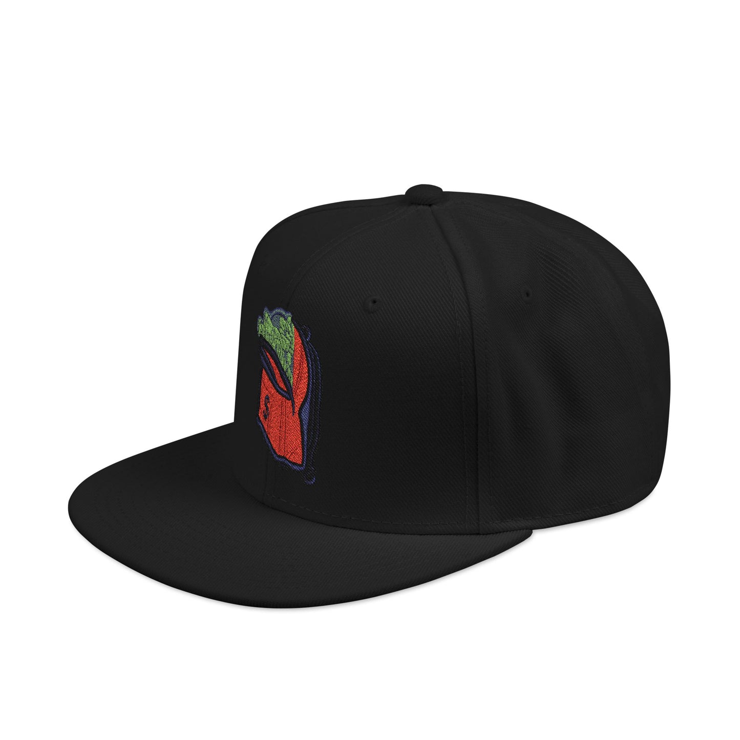 Money Bag Embroidered Snapback Hat -