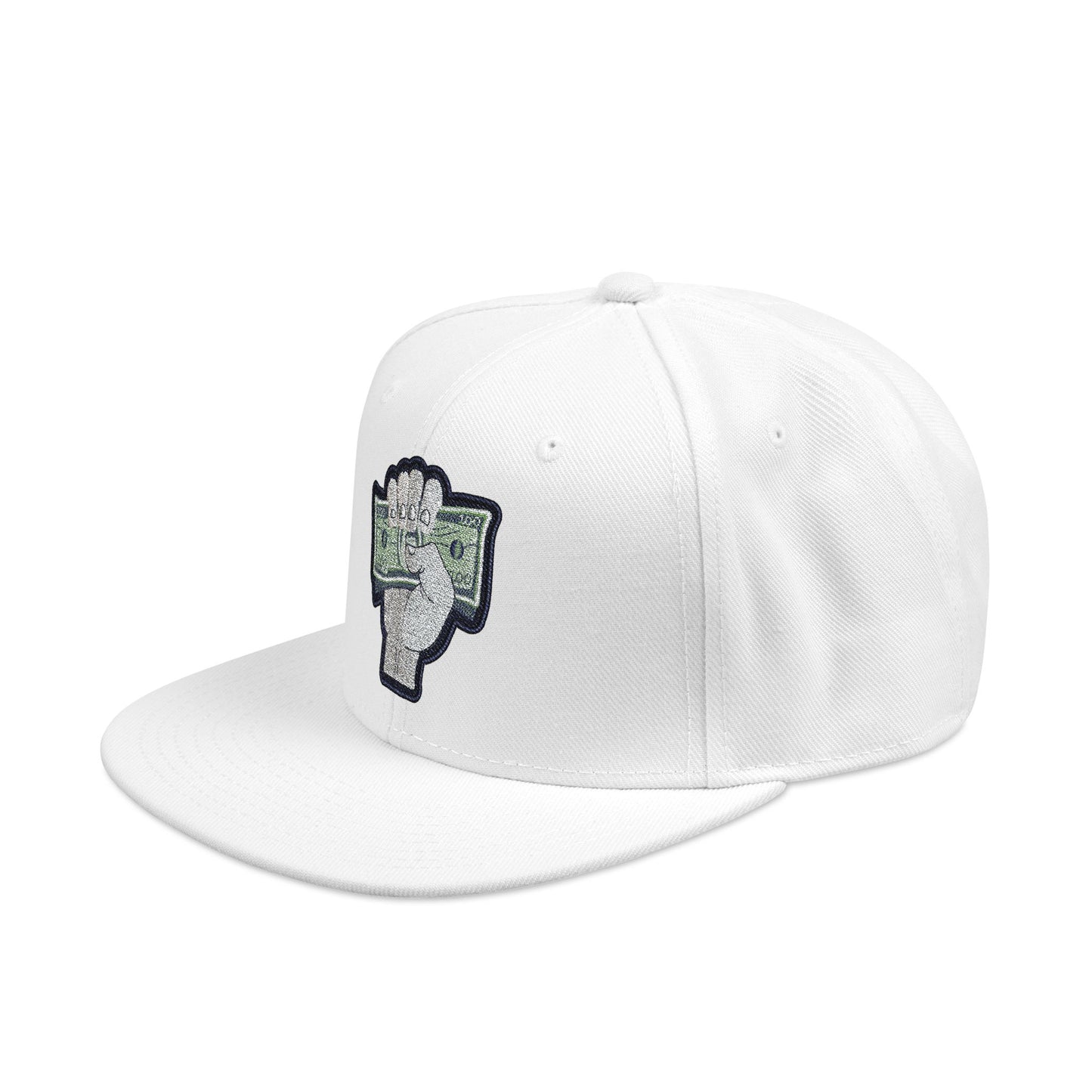 Empowered Money Fist Snapback Cap - Embroidered