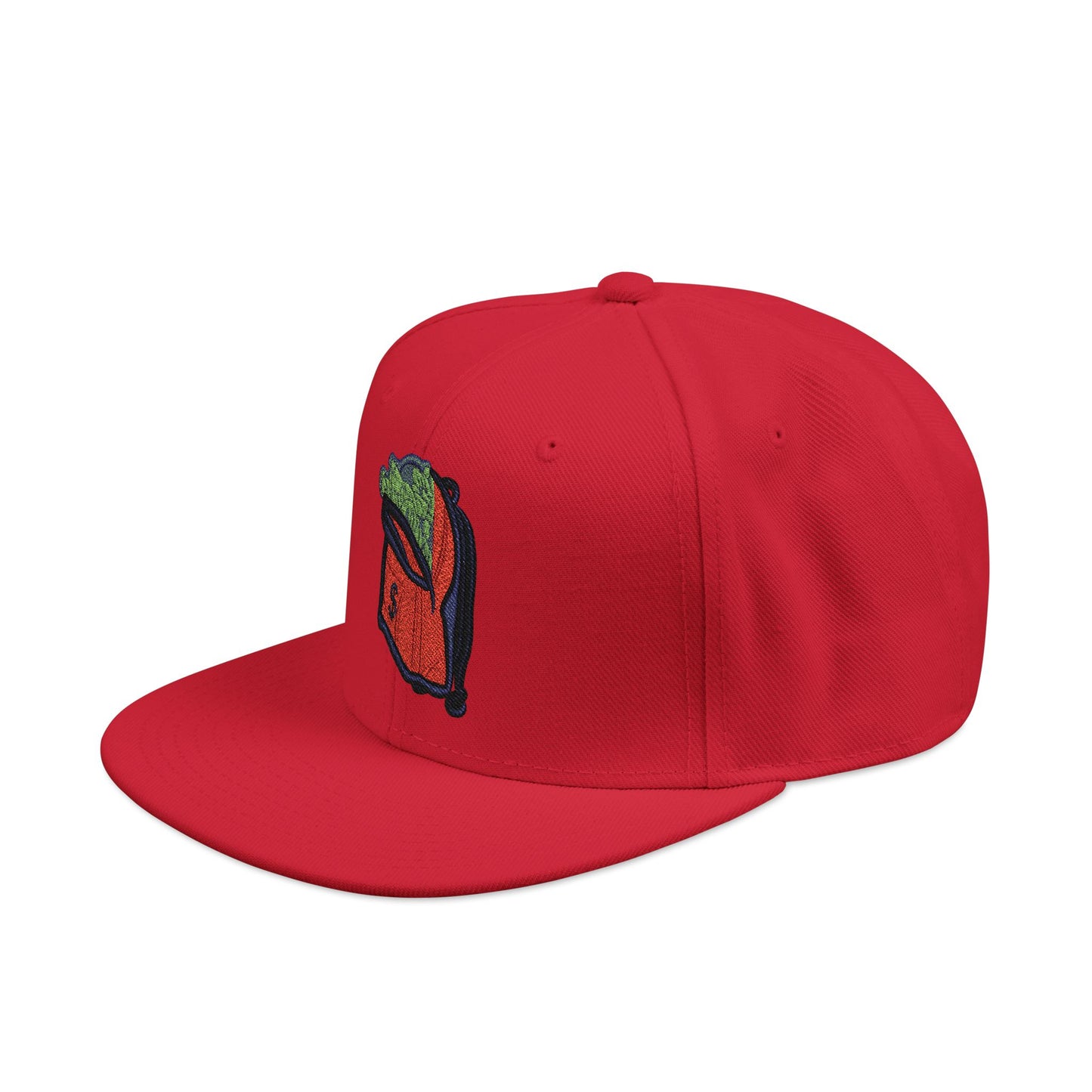 Money Bag Embroidered Snapback Hat -