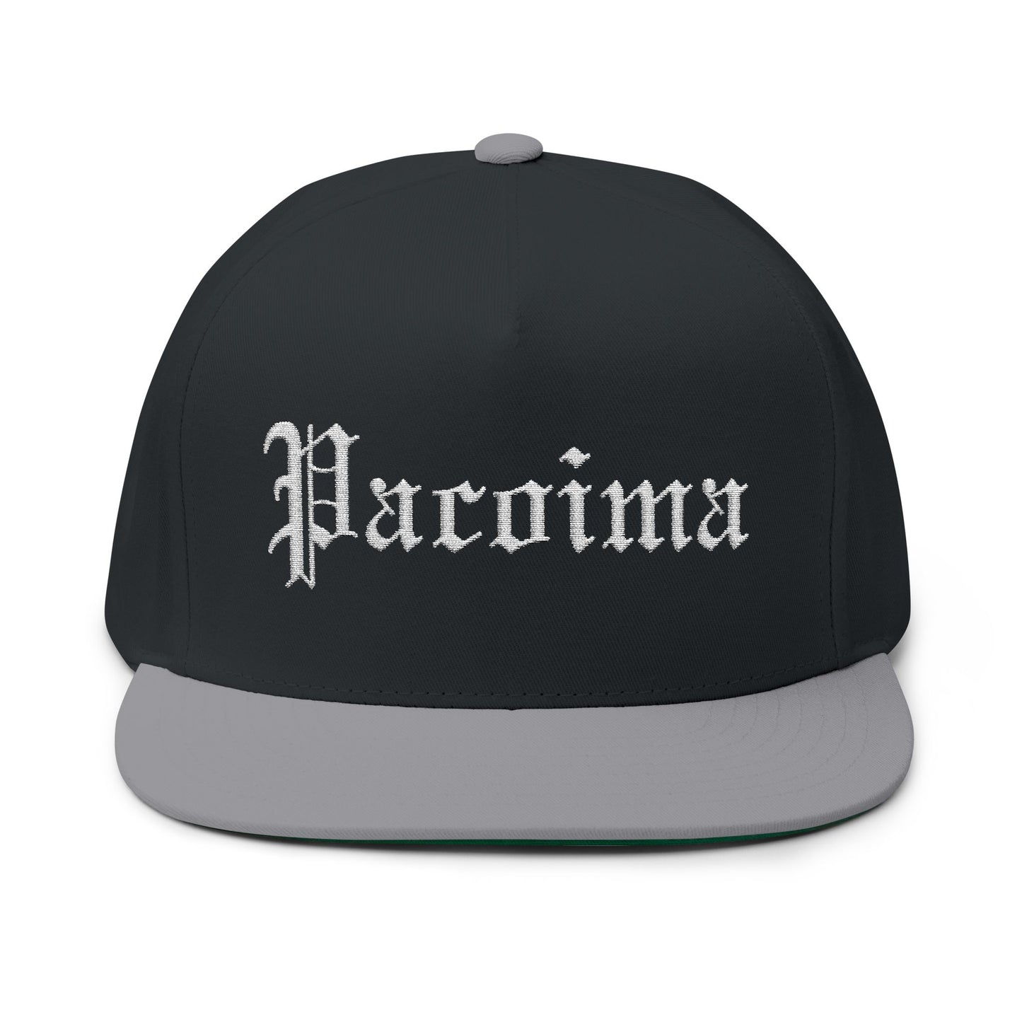 Pacoima Stylish Embroidered Flat Bill Cap for Trendsetters