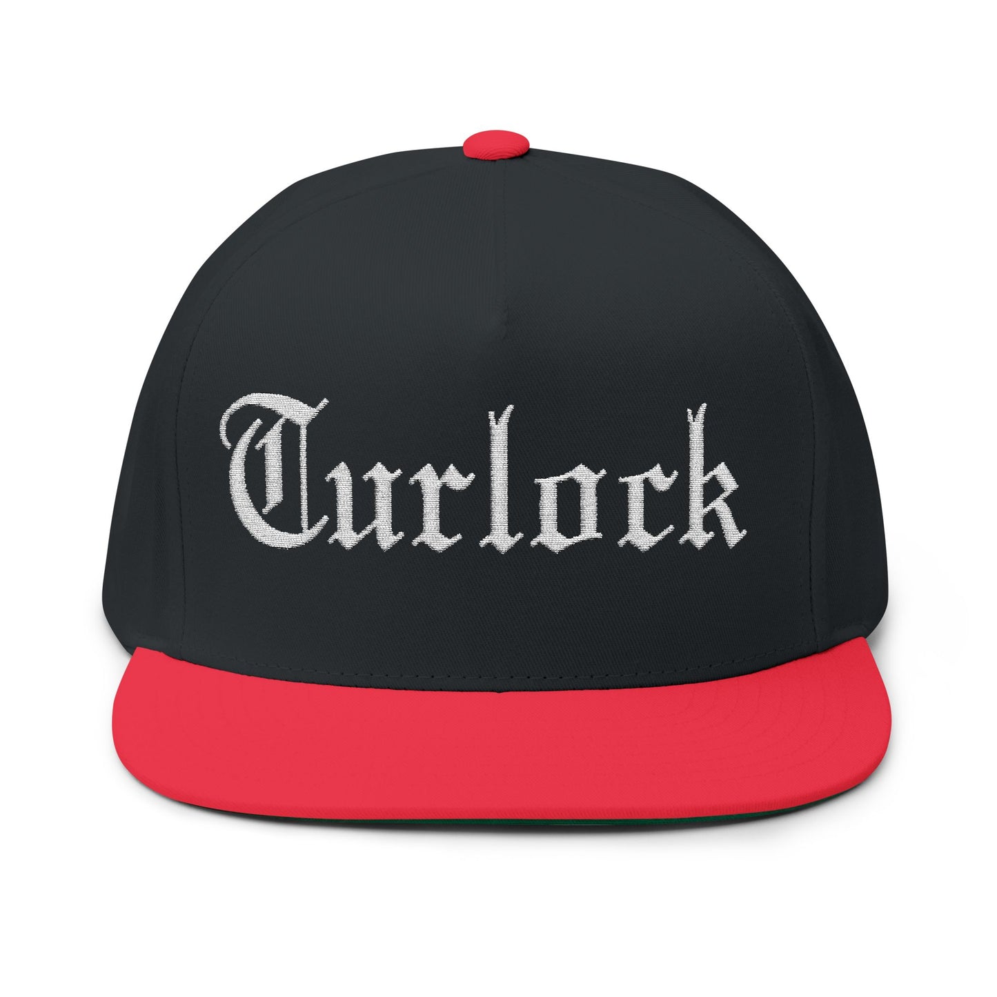 Turlock Embroidered Flat Bill Cap - Stylish Snapback