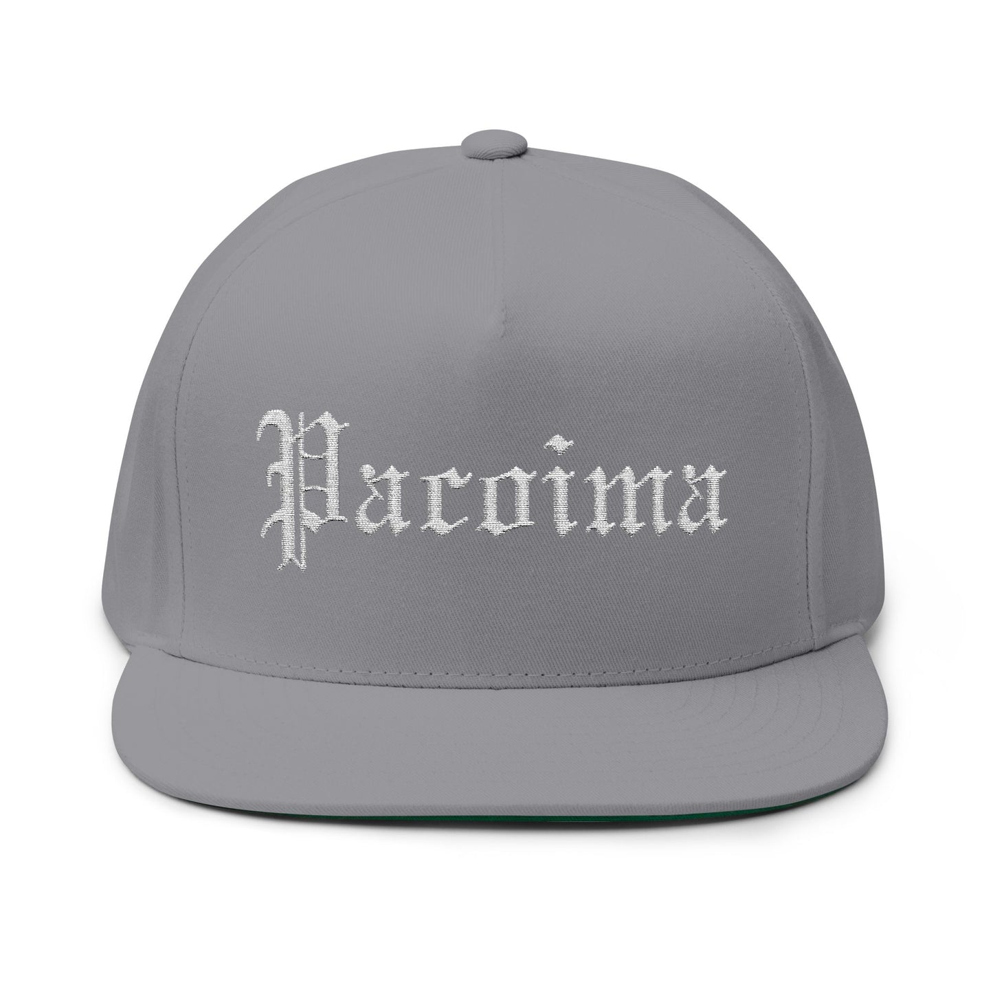 Pacoima Stylish Embroidered Flat Bill Cap for Trendsetters
