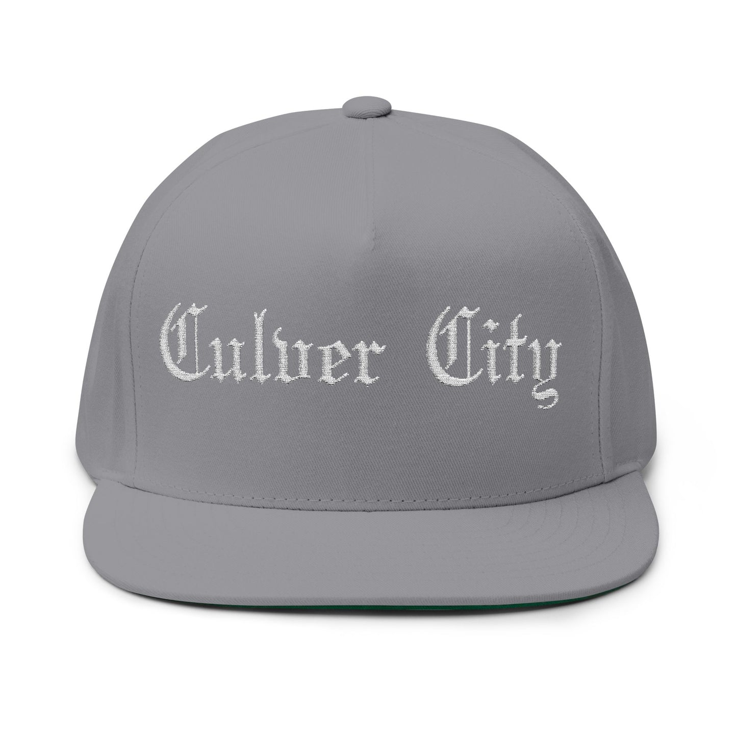 Culver City Embroidered Flat Bill Cap - Stylish Streetwear Hat