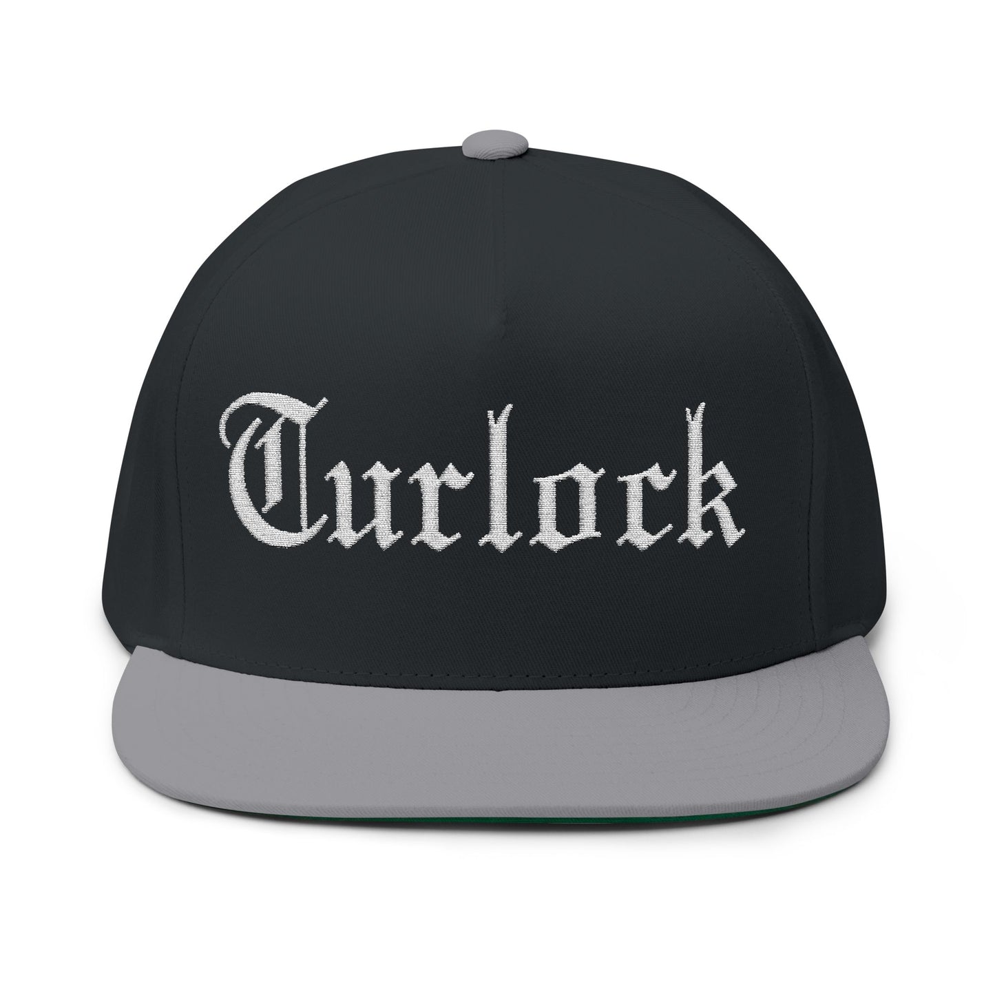 Turlock Embroidered Flat Bill Cap - Stylish Snapback