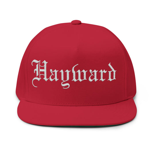 Hayward Flat Bill Cap with Embroidery