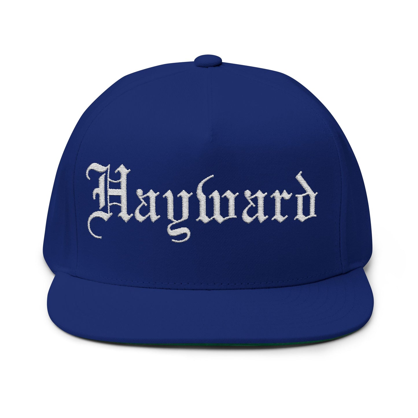 Hayward Flat Bill Cap with Embroidery