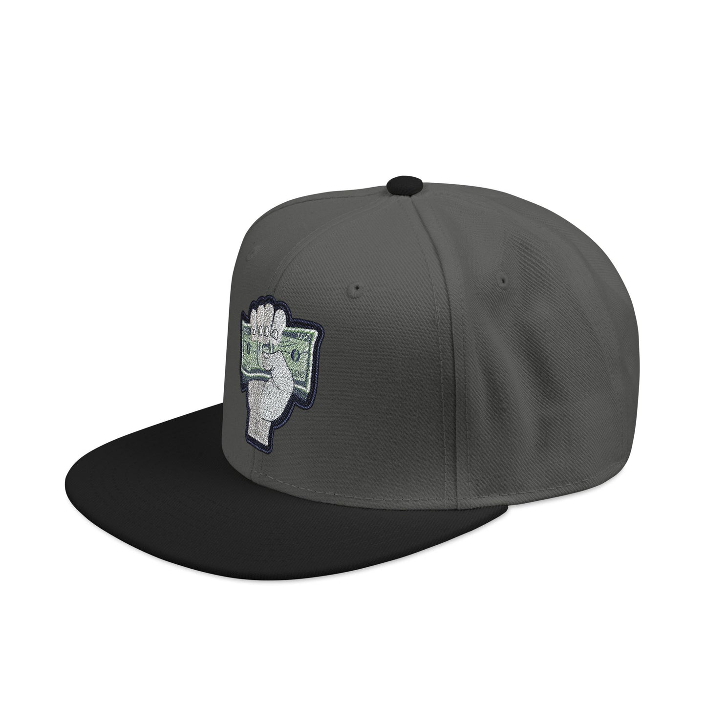 Empowered Money Fist Snapback Cap - Embroidered