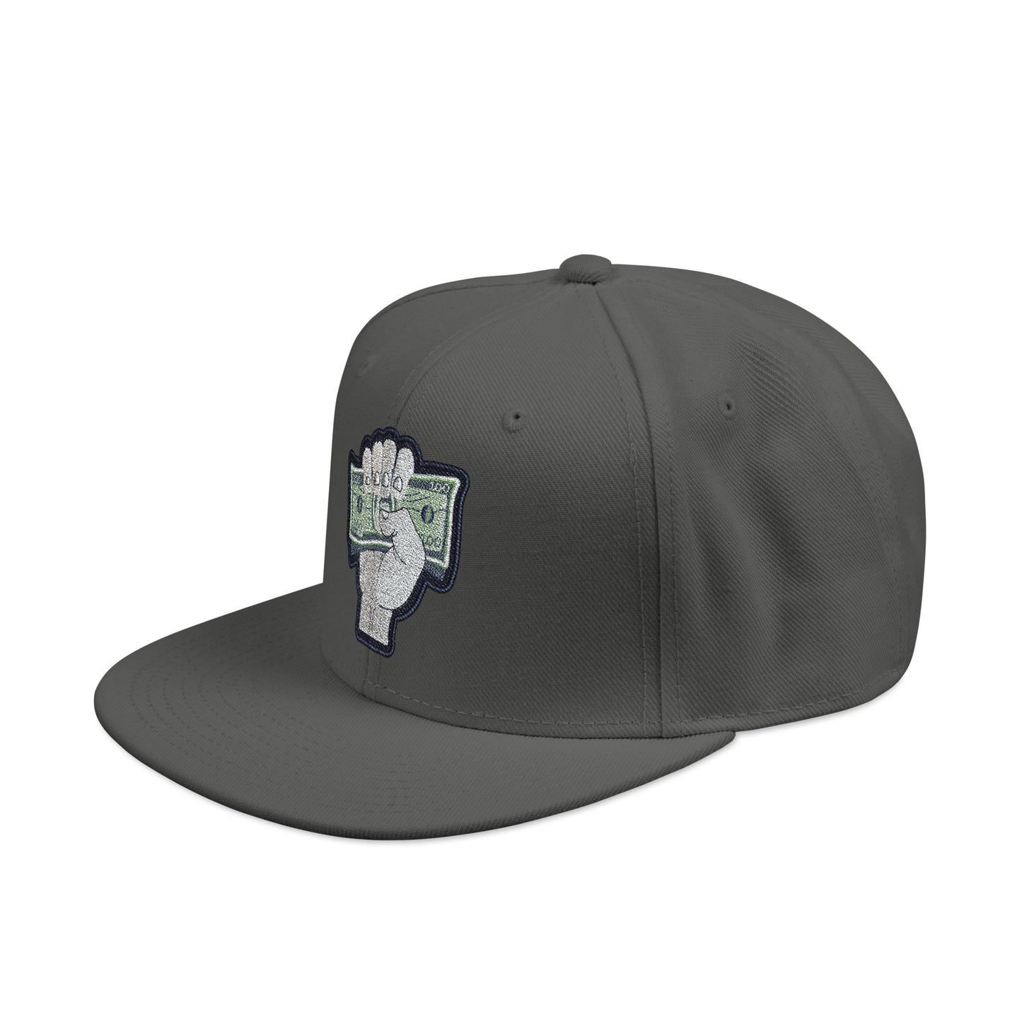 Empowered Money Fist Snapback Cap - Embroidered