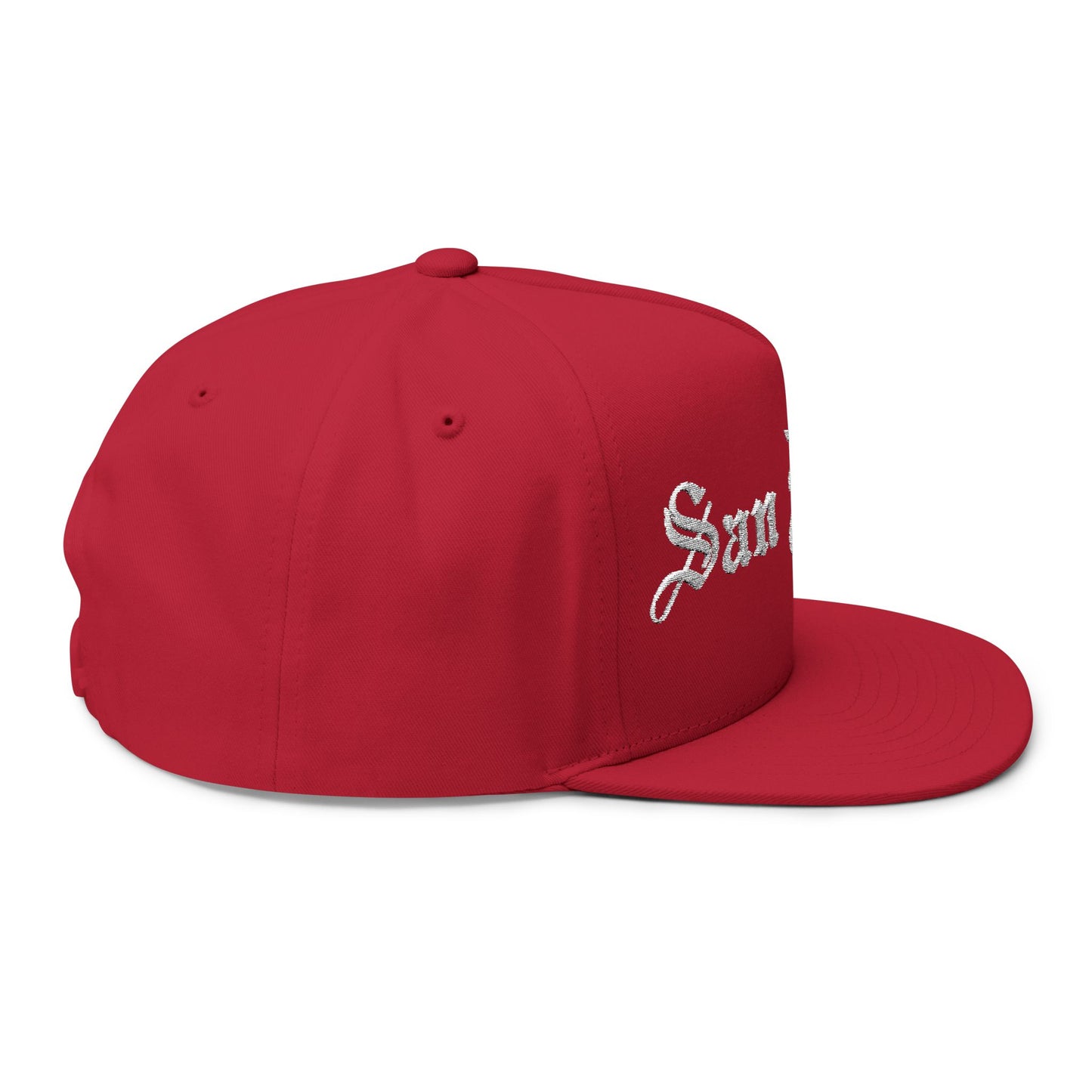 San Diego Embroidered Flat Bill Cap