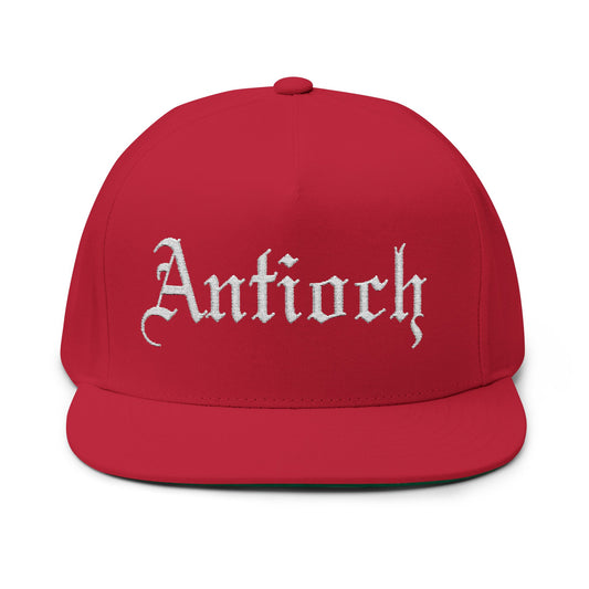Antioch Embroidered Flat Bill Capr